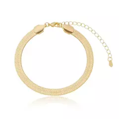 PULSEIRA FITA DIAMANTADA FOLHEADA OURO 18K - comprar online