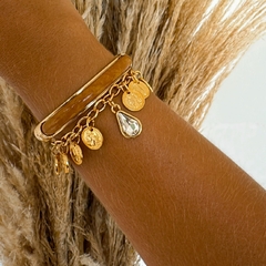 Pulseira medalhas katia - comprar online