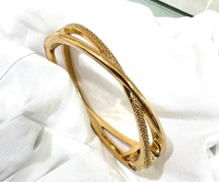 Bracelete Infinito Dourado