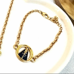 Pulseira delicada Nossa Senhora Aparecida - comprar online