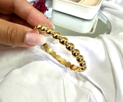 Bracelete Deslumbre Cravejado Com Pedras Cristal - loja online