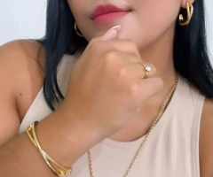 Bracelete Infinito Dourado - comprar online