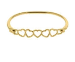 BRACELETE CORAÇÃO VAZADO