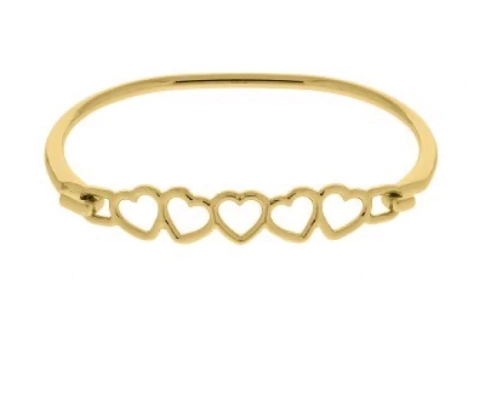 BRACELETE CORAÇÃO VAZADO