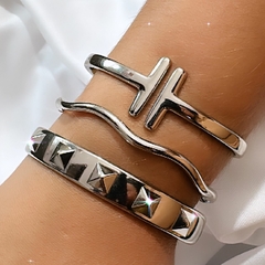 BRACELETE T INSPIRAÇÃO PRATA - comprar online