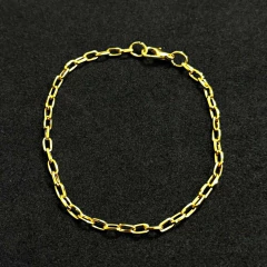 Pulseira de metal masculina elo cartier - comprar online