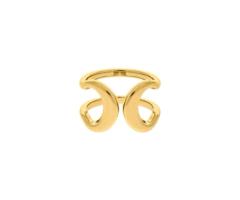 Anel vazado suzana - DOURADO - unico - 17 ao 20 - comprar online