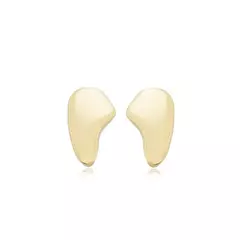 Brinco mini ear cuff folhedo ouro 18k - comprar online