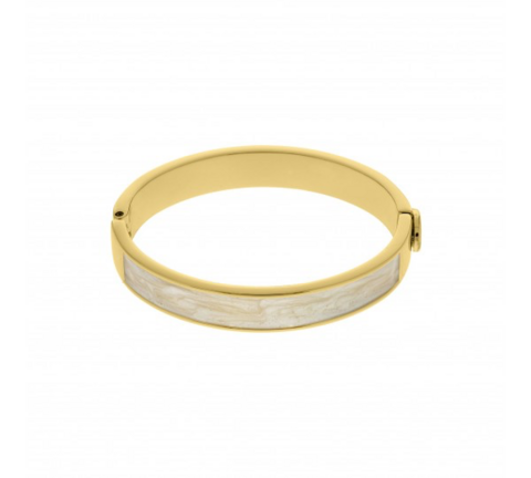 Bracelete Resinado largo madrepérola