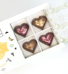 Corazones facetados -50 grs-