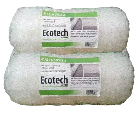 MALLA SOSTEN DE AISLANTES TERMICOS PARA TECHOS 2 x 50 Mts: 100 Mts2 - comprar online