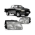S10 96/99 FAROL POLICARBONATO C/SUPORTE LE