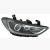 ELANTRA 17/18 FAROL ELET C/MOTOR C/PROJ S/LED LD