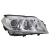 VITARA 16/19 FAROL ELET C/MOTOR CROM LD