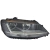 JETTA 16/18 FAROL MANUAL C/LED LD