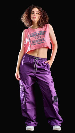 Pantalón MOM - DARK VIOLET - tienda online