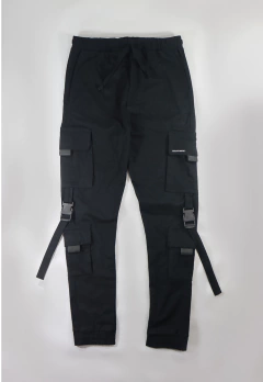 Calça Advanced Cargo Camaleão Urbano Jogger Street Wear Preta - comprar online
