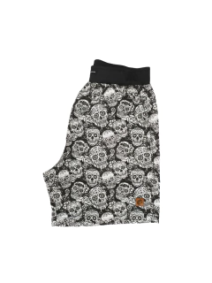 SHORT ESTAMPADO CAMALEÃO URBANO CAVEIRA DIAMOND CÓS MOLETOM - comprar online