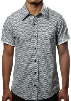 Camisa estampada camaleão urbano Zig Zag