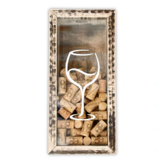 Portas Rolhas e Tampinhas Em Madeira Maciça Para Decoração Rústica - comprar online