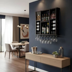 Barzinho para 13 Garrafas com Porta Rolhas, Tampinhas e Taças - Relic - loja online