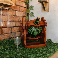 Suporte para Garrafão de Vinho - Serve fácil - Cerejeira na internet