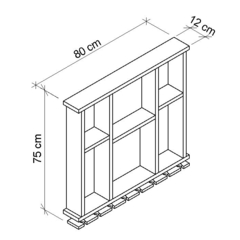 Kit 2 Adega para 15 Garrafas com Porta Rolhas e Taças + Brinde - Relic na internet