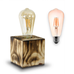 Luminária de Mesa em Madeira Maciça - Relic - comprar online