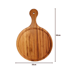 Tábua Multiuso Para Polenta E Pizza - 35cm - Madeira Nobre na internet