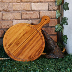Tábua Multiuso Para Polenta E Pizza - 35cm - Madeira Nobre - loja online