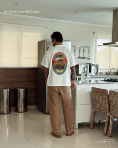 T SHHIRT CPH DNMRK OFF WHITE - OLDI - loja online