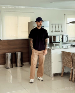 T SHIRT LOGO OL BLACK - OLDI