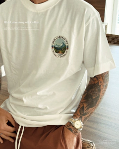 T SHIRT ZERMATT OFF WHITE - OLDI