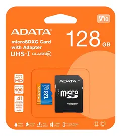 MEMORIA MICRO SD C/ADAPTADOR ADATA CLASE 10 en internet