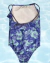 Wally Floral Batick Azul - comprar online