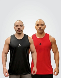 Dose Dupla Regata Base Dryfit UV50+ / PRETA E VERMELHA