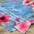 Canga de Praia Personalizada | Estampa Floral Aquarela Azul - comprar online