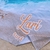 Canga de Praia Personalizada | Estampa Encantos do Mar - Âncora Pink