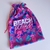 Saquinho Organizador Personalizado |Estampa Purple Hibiscus