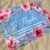 Canga de Praia Personalizada | Estampa Floral Aquarela Azul
