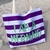 Bolsa Slim Personalizada | Estampa Mermaid Roxa e Verde - comprar online