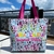 Bolsa de Praia Slim Personalizada Onça Colors