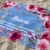 Imagem do Canga de Praia Personalizada | Estampa Floral Aquarela Azul