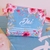 Necessaire Clutch Personalizada | Estampa Aquarela Azul na internet