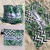 Kit Praia Estampa Folhas Verdes