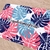 Canga de Praia Personalizada | Estampa Folhas Azul - comprar online
