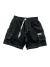 Shorts Mafiusu Cargo Preto/Branco