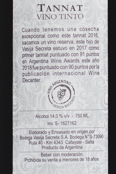 Gata Flora Reserva Tannat - Vinos del Norte