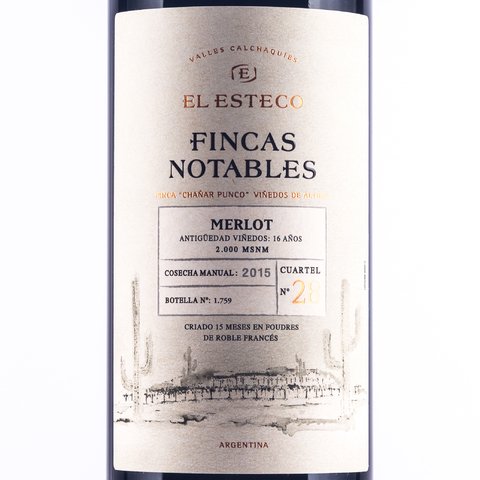 Fincas Notables Merlot - comprar online
