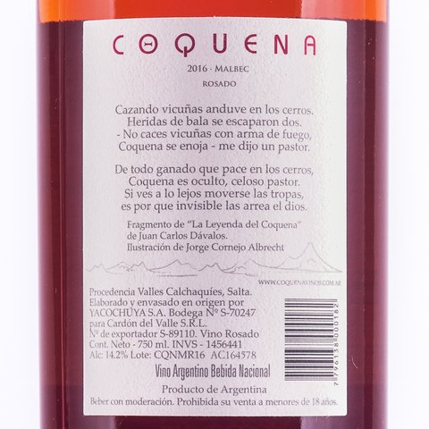Coquena Rosado - Vinos del Norte